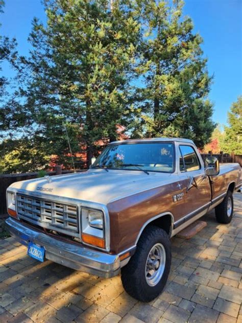 1984 Dodge W Series 4wd Royal Se Model With Prospector Trim Package