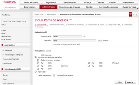 Integração bancária automática Bradesco criar usuário sem token