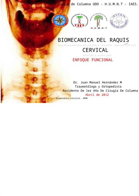 PPTX Biomecanica De La Columna Cervical DOKUMEN TIPS