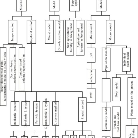 Schematic diagram of plant model classification. | Download Scientific ...