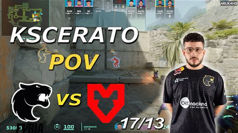 Kscerato Plays Against Mouz In Official Match Furia Vs Mouz Kscerato