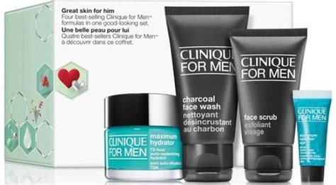 Clinique Great Skin For Him Mens Skincare Set Maximum Hydrator 50 Ml