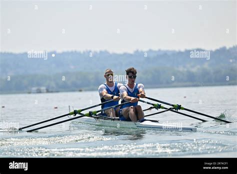 Varese Italie Th Juin Double Sculls De Vmen Luca Rambaldi