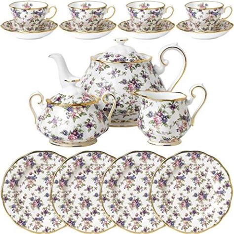 Amazon 100 Years Of Royal Albert 1940 English Chintz 15 Piece