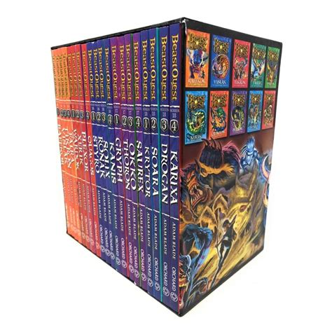 Beast Quest Series 14 18 Collection 20 Book Deluxe Box Set By Adam Bla