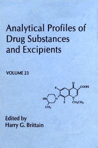 Analytical Profiles Of Drug Substances And Excipients Volume St