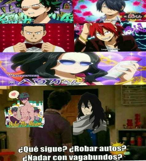 Viendo Universos Dimensiones Realidades BNHA Otaku Anime Meme De