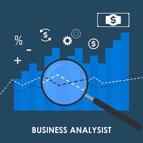 Premium Vector Vector Abstract Illustration Of Business Analysis Concept