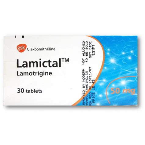 Lamictal 50 Mg Lamotrigine 30 Tablets