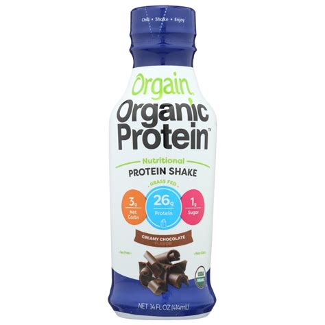 Orgain® Organic Protein™ Nutritional Protein Shake 26g Creamy Chocolate Fudge