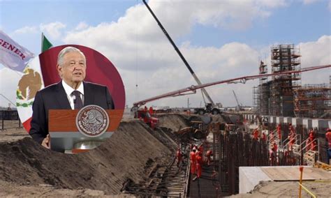 AMLO asegura que obras de refinería Dos Bocas concluirán en julio