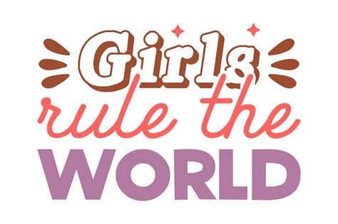 Girls Rule The World Graphic By Lazy Craft · Creative Fabrica