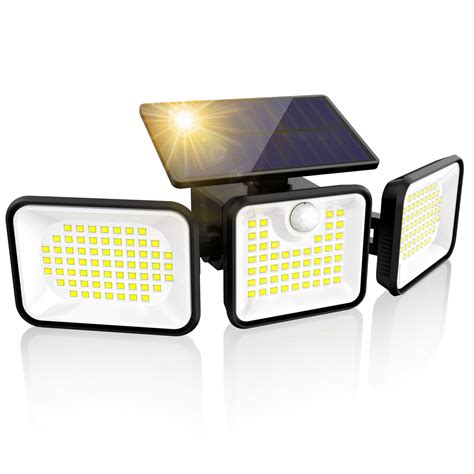 NEXPURE Outdoor Solar Lights, 180 LED Motion Sensor, IP65 Waterproof, Wireless - Walmart.com