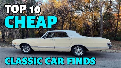 Must See Deals Exploring Affordable Classic Cars On Craigslist