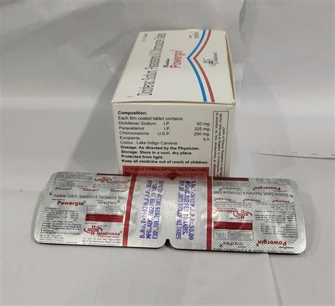 Diclofenac Sodium Paracetamol Chlorzoxazone Tablets At Rs Box