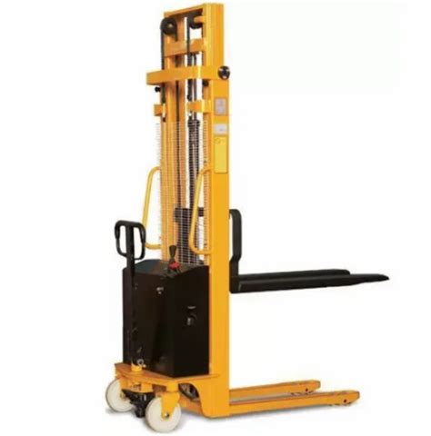 Battery Semi Electric Hydraulic Stacker For Goods Lifting Capacity