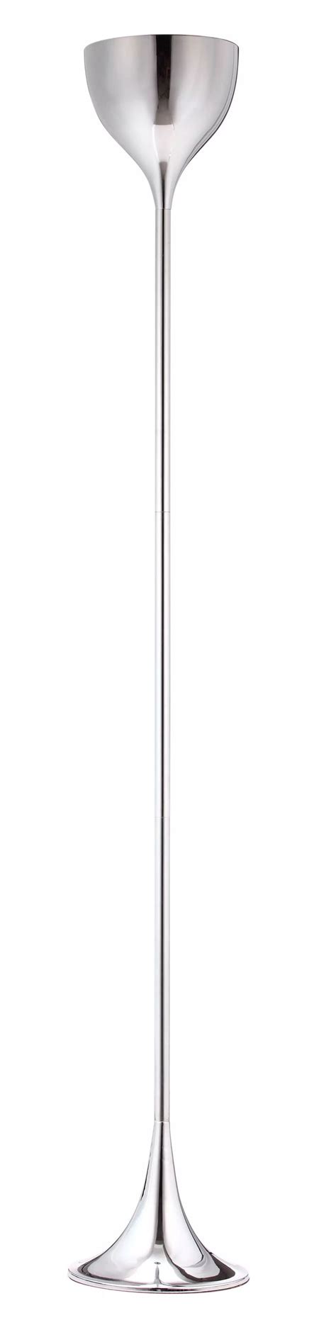 A Tall Metal Candle Holder On A White Background With The Light Turned