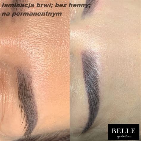 Laminacja Rz S I Brwi Belle Spa Clinic