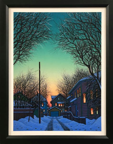 Wilf Perreault Night Comes On 2020 Mayberry Fine Art