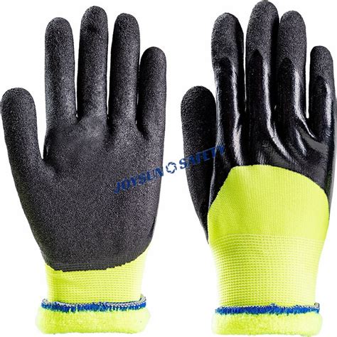 NP019 Thermal Work Gloves With Nitrile Coating JoySunSafety