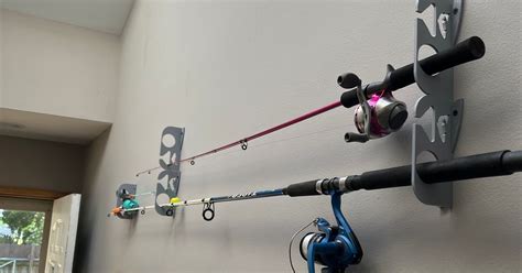 fishing rod wall hanger  zboat   stl model