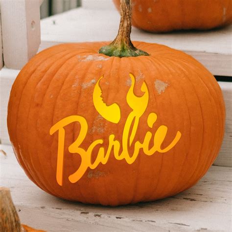 11 Barbie Pumpkin Stencils Mom Wife Busy Life