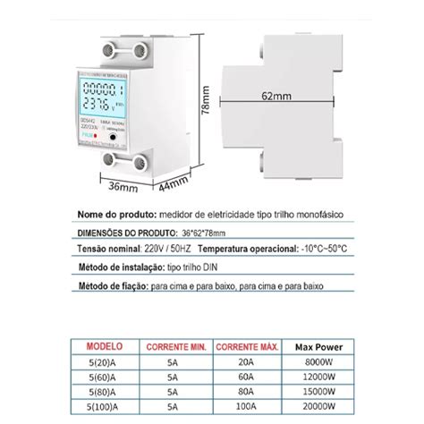 Medidor De Energia Bif Sico Monof Sico A O De Reset Injetech