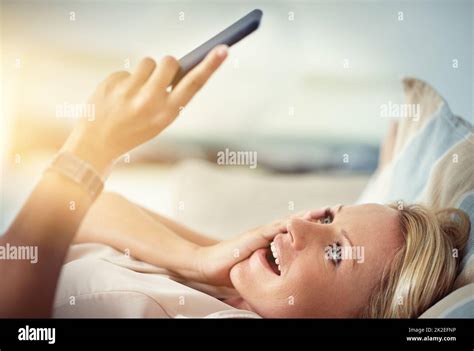 Mature Woman Lying Couch Hi Res Stock Photography And Images Alamy