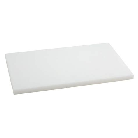 Tabla Cortar Polietileno BLANCA 50x30 Cm Espesor 20 Mm Cuchillalia