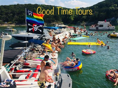 Lake Travis Pontoon Boat Rentals Good Time Tours Pontoon Boats Austin