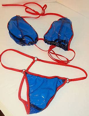 Clothes Shoes Accessories CLEAR Plastic PVC Bikini G String Thong