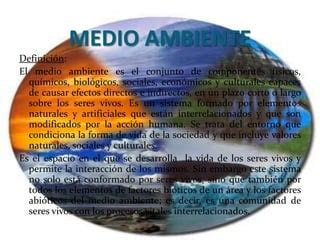 Medio Ambiente PPT