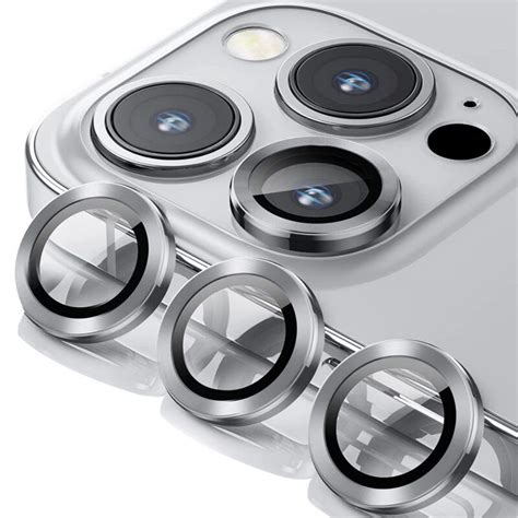 Iphone 14 Pro 14 Pro Max Camera Lens Protector Silver Set Of 3