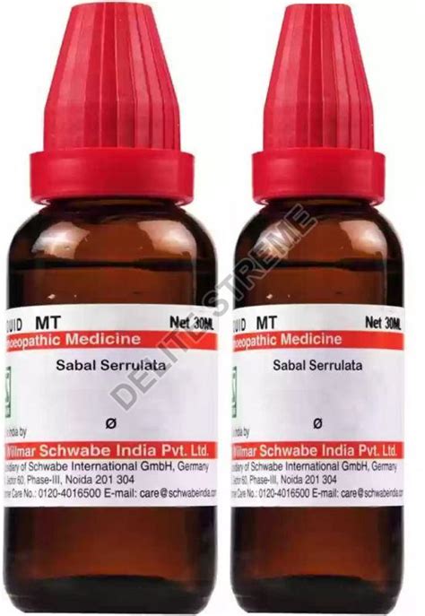 Dr Willmar Schwabe India Sabal Serrulata Mother Tincture Q At Best