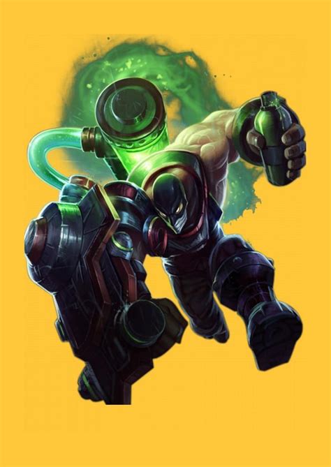 Baby Long Estonada League Of Legends Singed R5843 Em Hg Designer