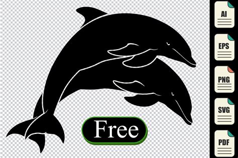 Dolphin Silhouette Clip Art