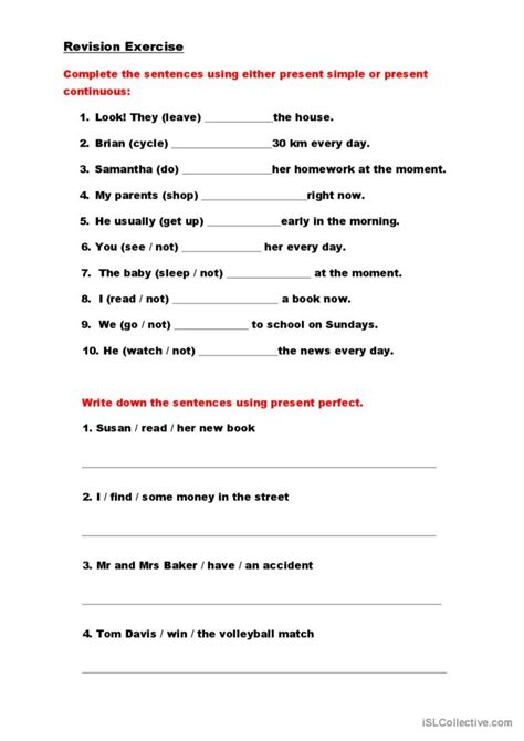 Pre Intermediate Tenses Test Genera… English Esl Worksheets Pdf And Doc