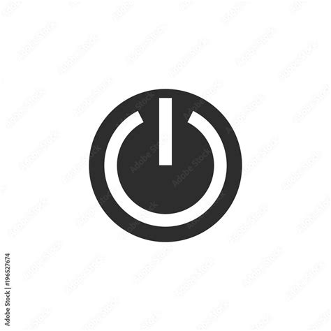 On/Off switch icon. Power symbol. Vector illustration Stock Vector | Adobe Stock