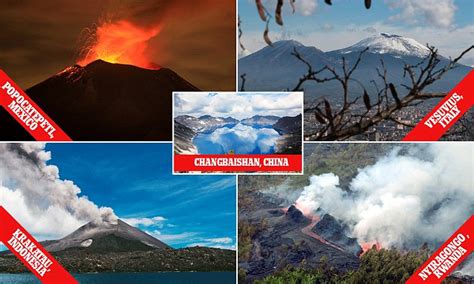 researcher reveals  worlds  deadliest volcanoes daily mail