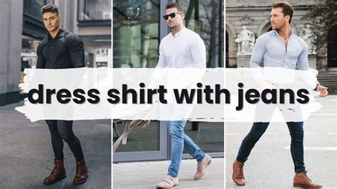 White Shirt And Jeans For Men