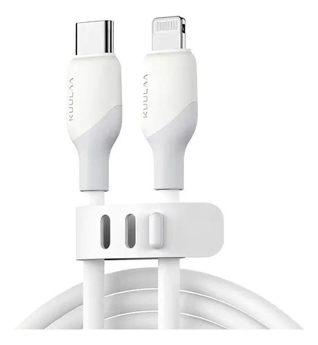 Cable Lightning A Usb C Para iPhone Mfi Carga Rápida Blanco MercadoLibre