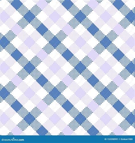 Blue Gingham Pattern Stock Illustration Illustration Of Bedding