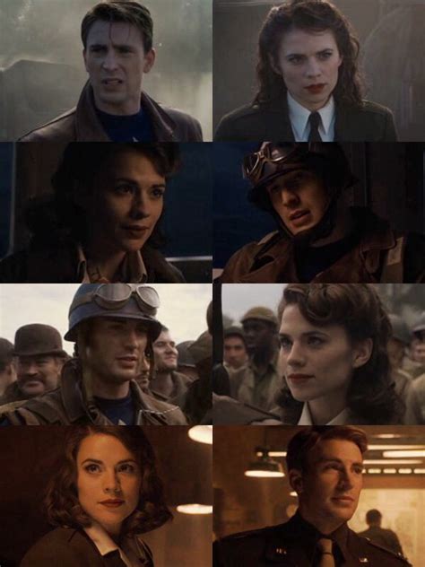 Captain America And Peggy Carter Hayley Atwell ️ Marvel Movies