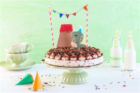 Dinosaurier Kindergeburtstag Torte Im Dino Look Rezept And Anleitung