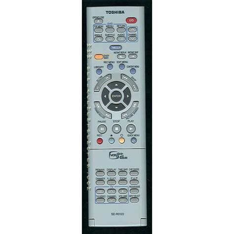 Toshiba Ser0123 Pn P000402810 Dvdvcr Combo Player Remote Control