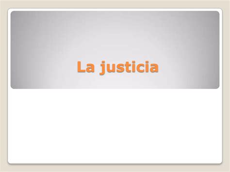 Justicia Ppt