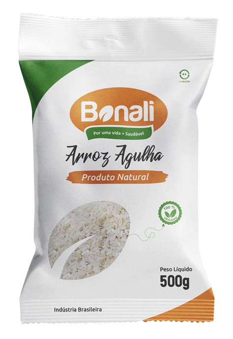 Arroz Agulhinha Integral 500g Loja Bonali Alimentos