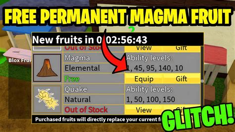 How To Get Permanent Magma Fruit In Blox Fruits For Free Youtube