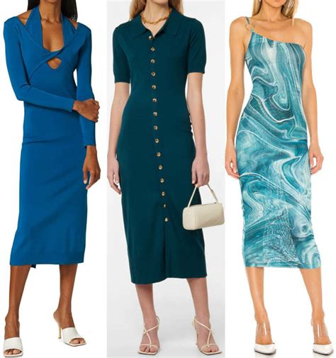 What Color Shoes To Wear With A Teal Dress 8 Teal Dress Outfit Ideas