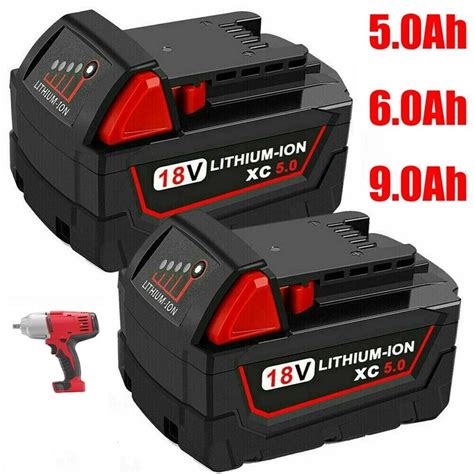 Original V Ah Replacement Lithium Ion Battery For Milwaukee M